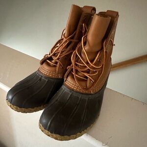 #LLBEAN DUCK BOOTS 8W